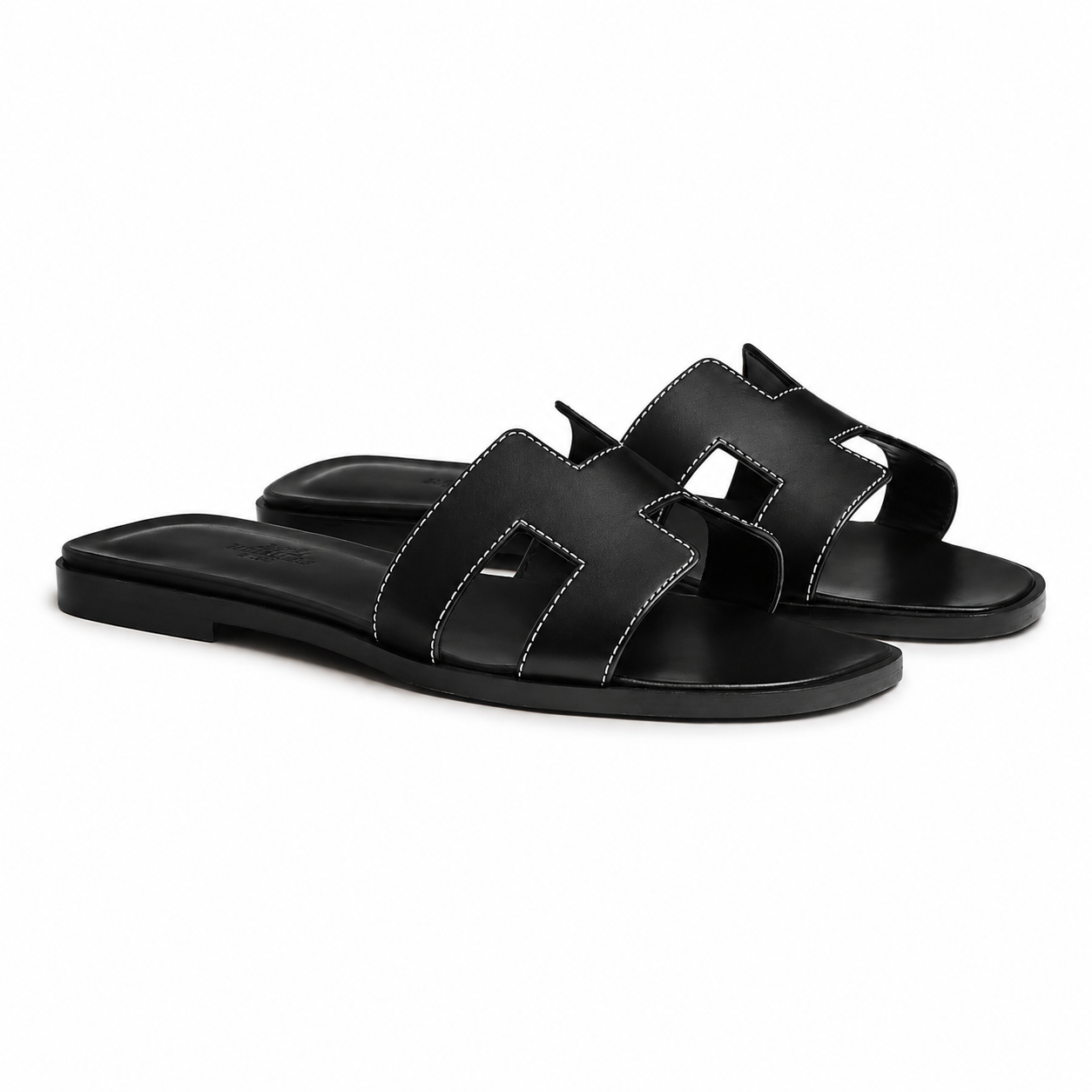 Hermès – Slipper Oran Black