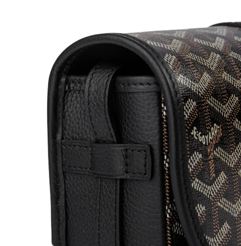 Goyard Belvedere Crossbody Bag – Black & Tan