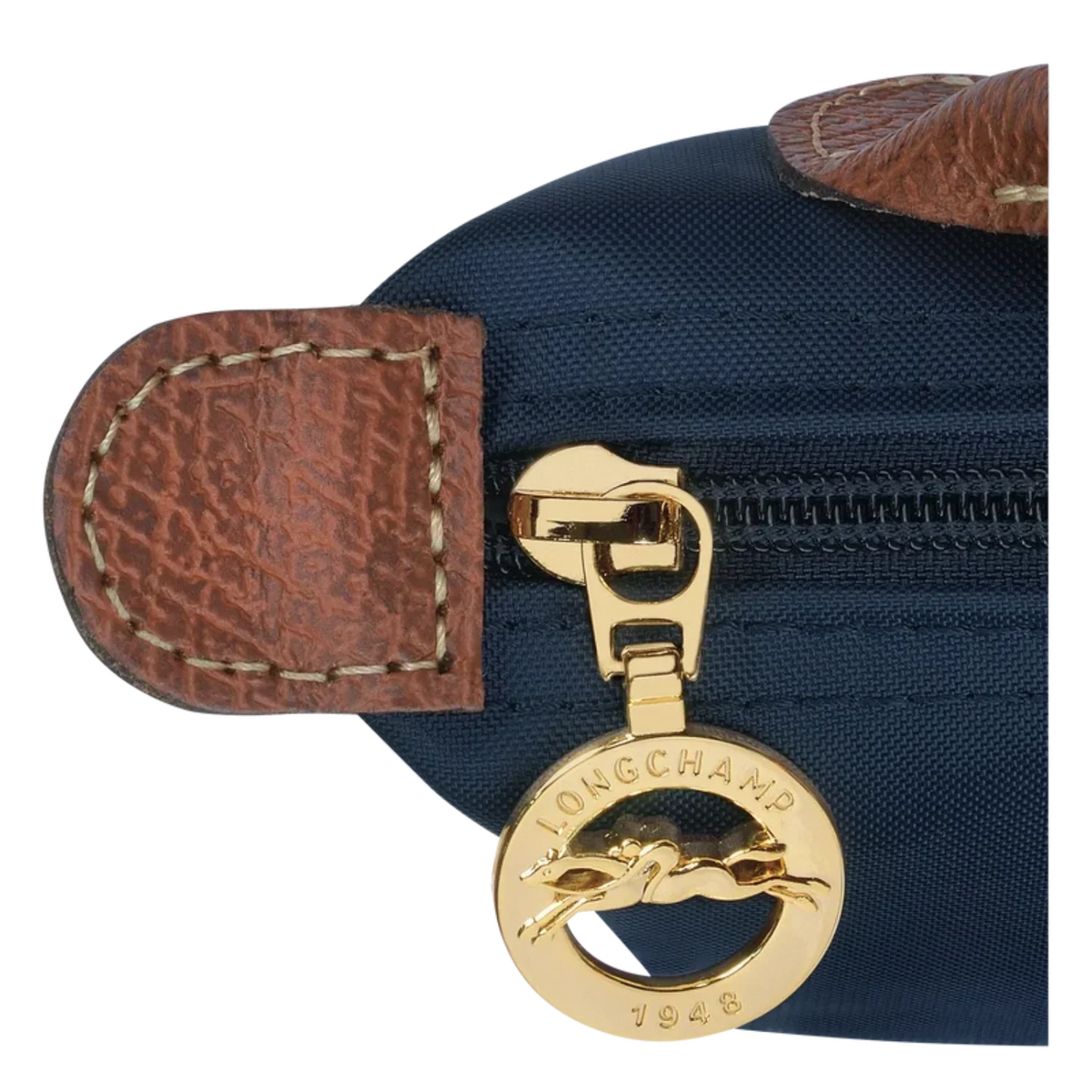 Longchamp – Le Pliage Original Pouch With Handle - Navy Blue