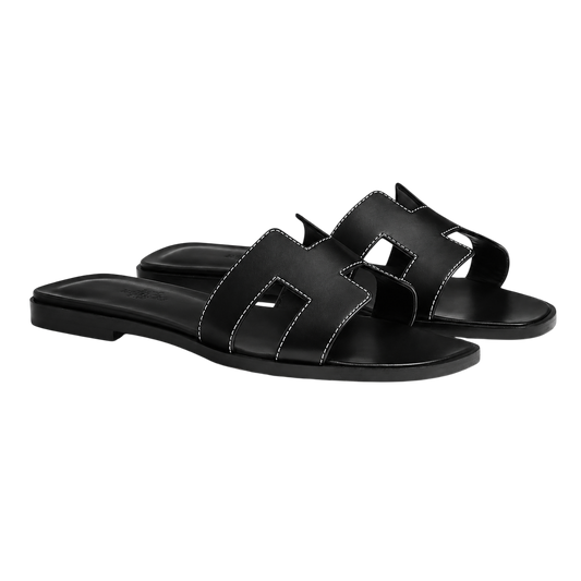 Hermès – Slipper Oran Black