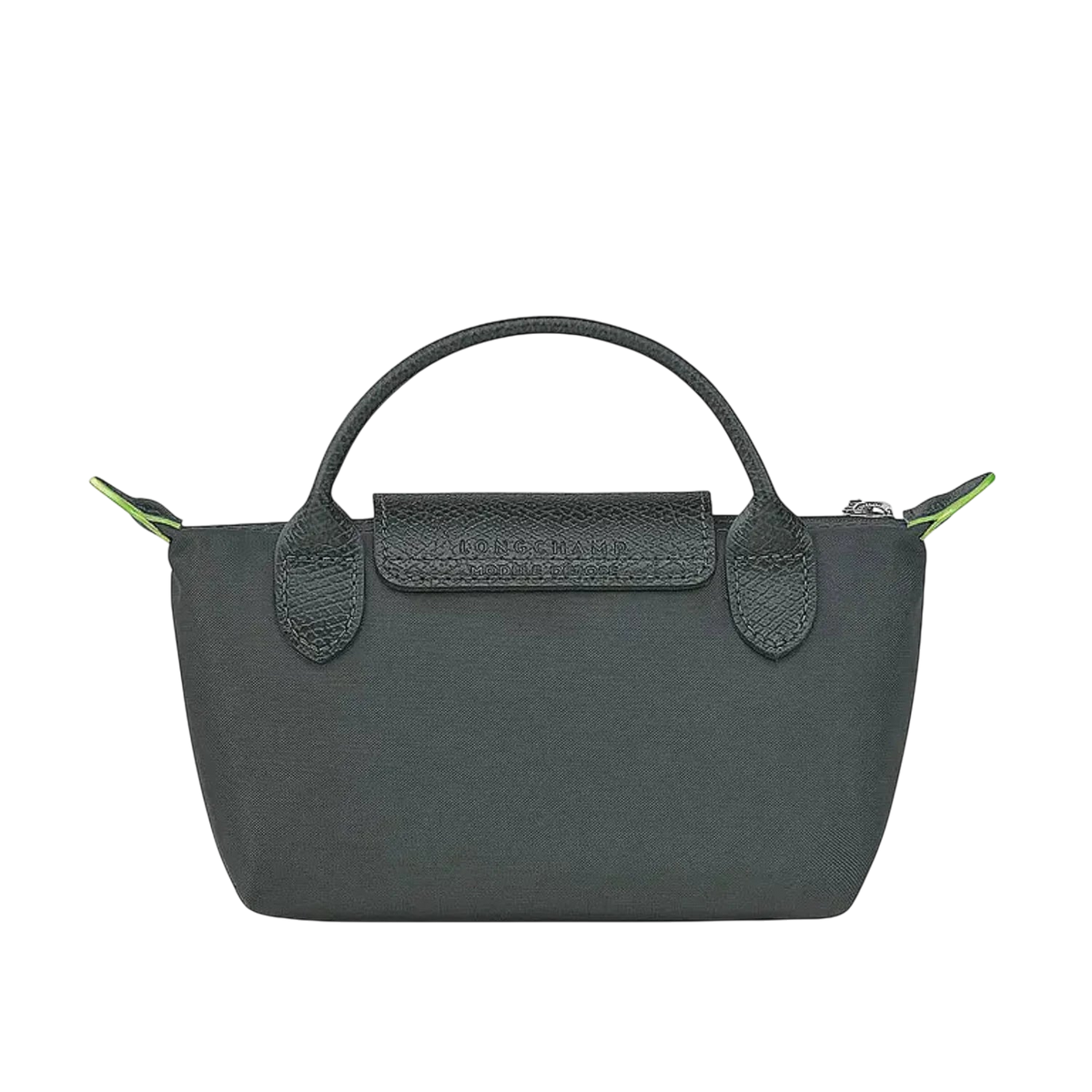 Longchamp – Le Pliage Original Pouch With Handle - Full Gray