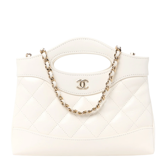 Chanel Quilted Nano 31 - White
