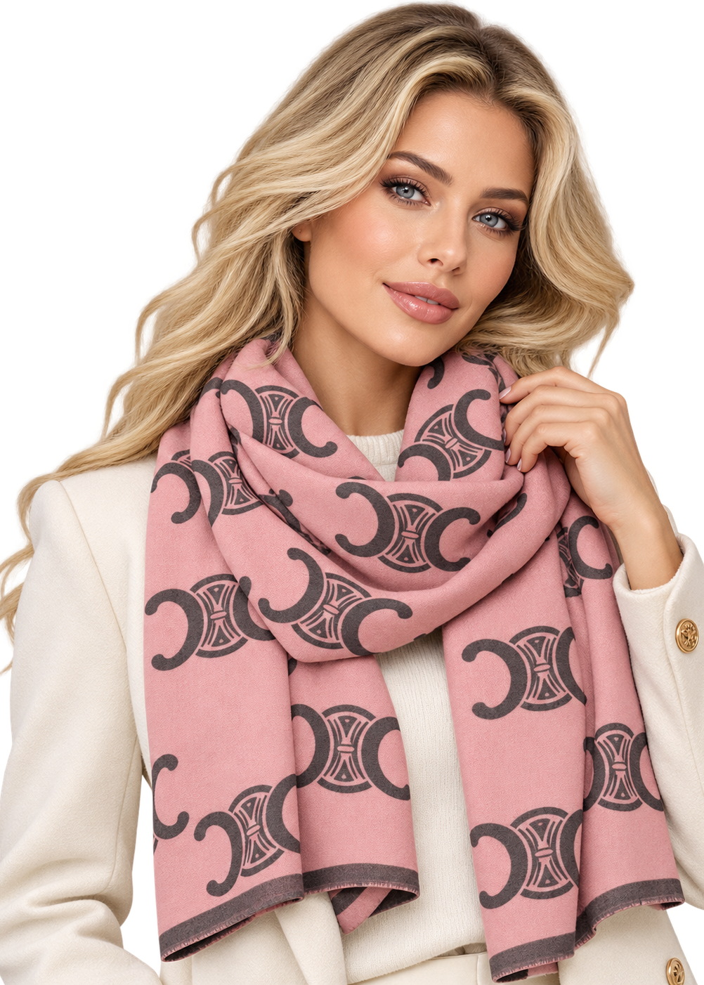 Chanel Scarf - Pink