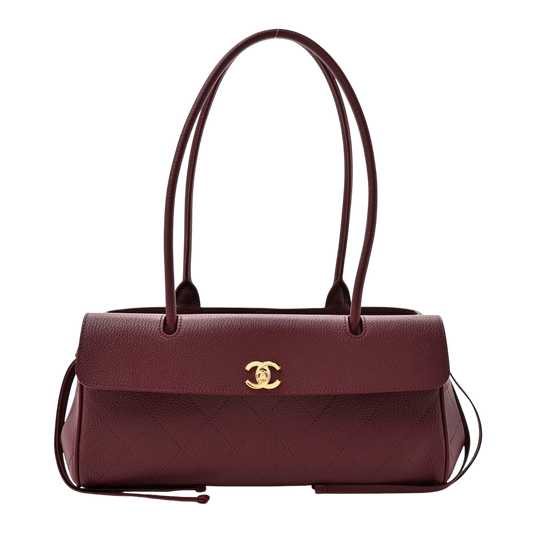 Chanel Small Shopping Bag - Burgundy