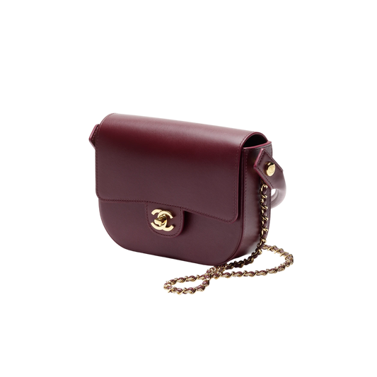 Chanel Mini Flap Bag - Burgundy