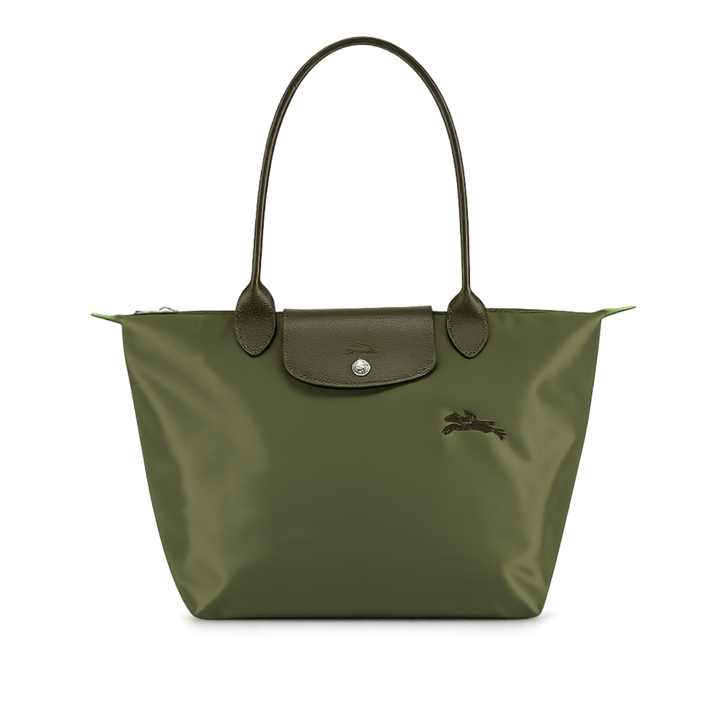 Longchamp – Le Pliage One L Tote - Olive Green