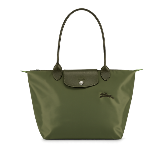 Longchamp – Le Pliage One L Tote - Olive Green