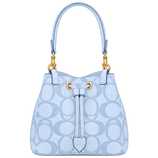 Coach Rowan Bucket Bag - Light Blue