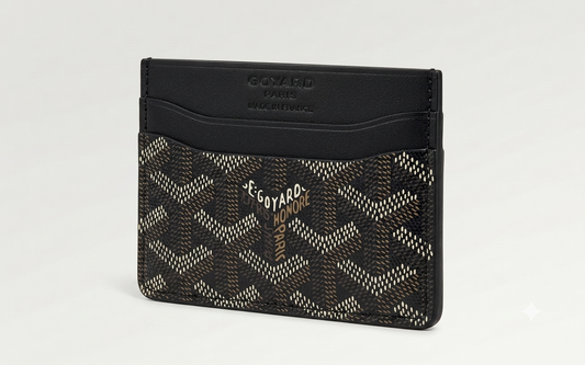 Goyard-Style Card Holder