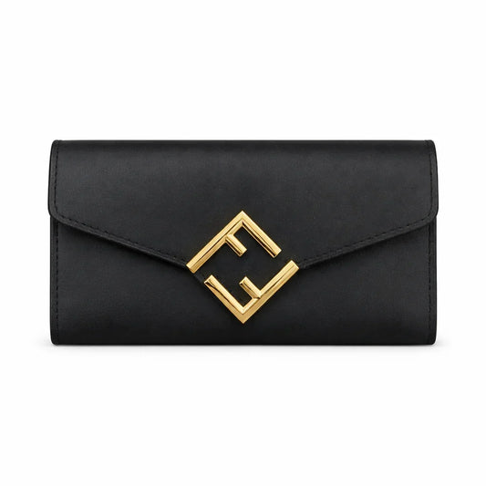 Fendi – FF Diamonds Wallet – Black