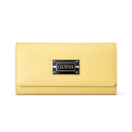 Guess – Abree Saffiano Slim Tri-Fold Wallet