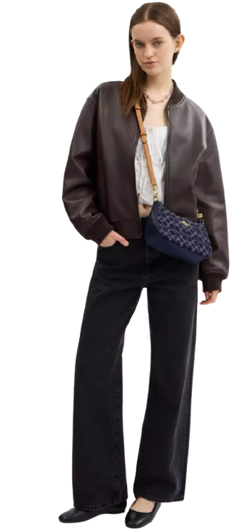 Coach Teri Shoulder Bag - Navy Blue