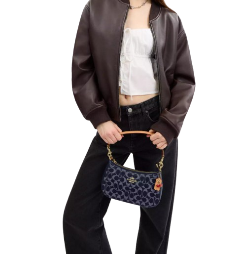 Coach Teri Shoulder Bag - Navy Blue