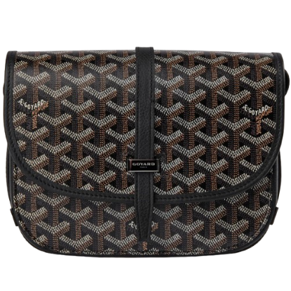 Goyard Belvedere Crossbody Bag –  Black & Tan