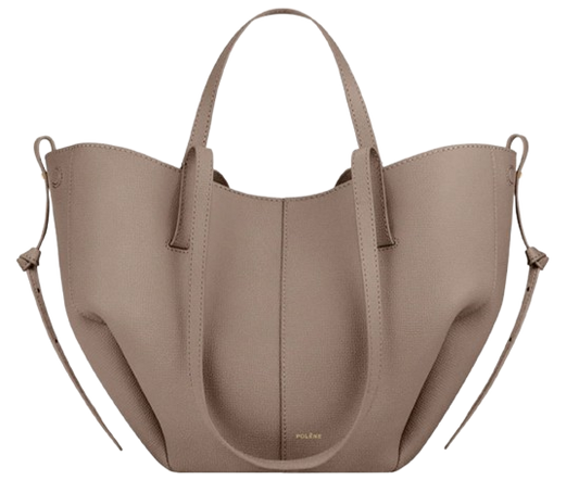 Taupe Polene Tote Bag - Medium