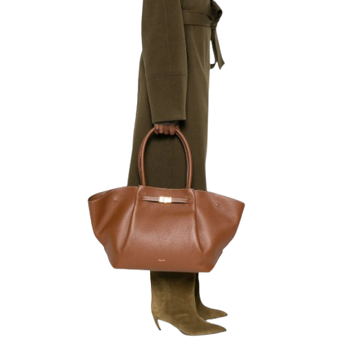 DeMellier Midi New York Tote Bag — Tan Leather
