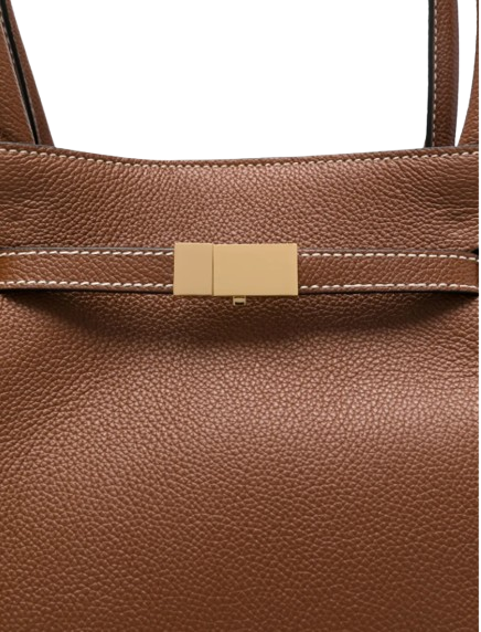 DeMellier Midi New York Tote Bag — Tan Leather