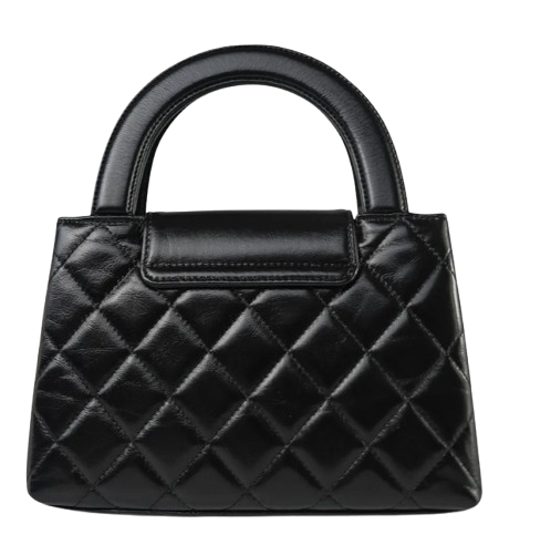 Chanel Nano Kelly Top Handle - Black
