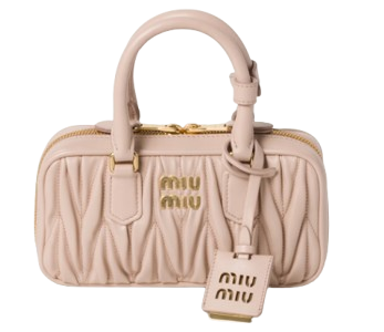 Miu Miu Arcadie Matelassé Nappa - Pink