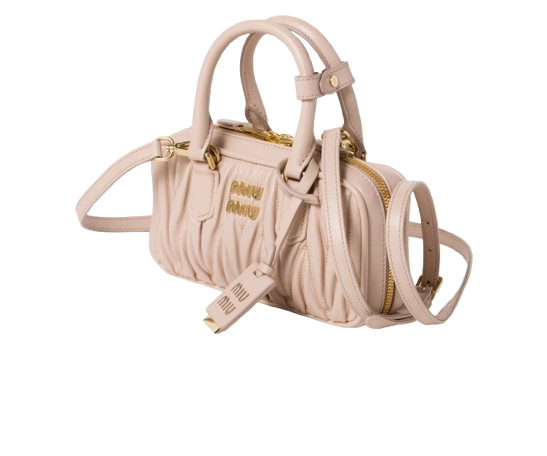 Miu Miu Arcadie Matelassé Nappa - Pink