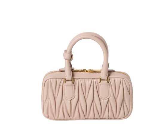 Miu Miu Arcadie Matelassé Nappa - Pink