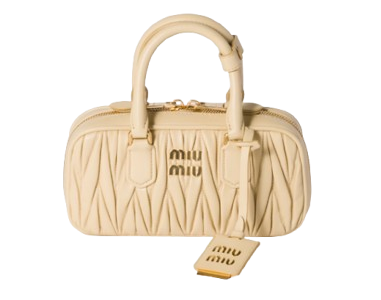 Miu Miu Arcadie Matelassé Nappa - Beige
