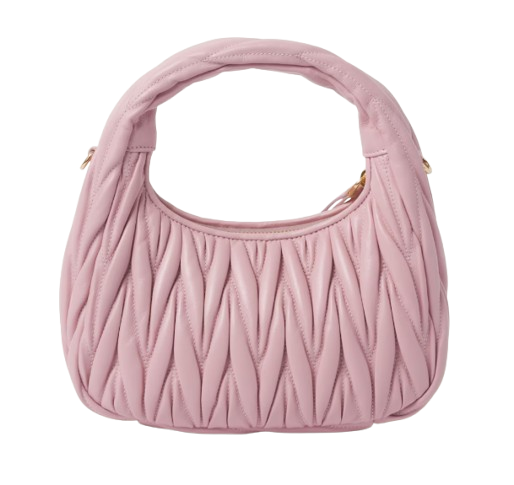 Miu Miu Wander Matelassé Hobo Bag - Pink