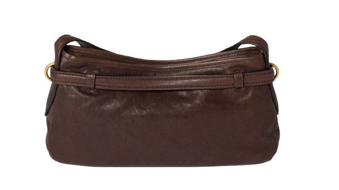 Miu Miu Aventure nappa leather shoulder bag - Brown