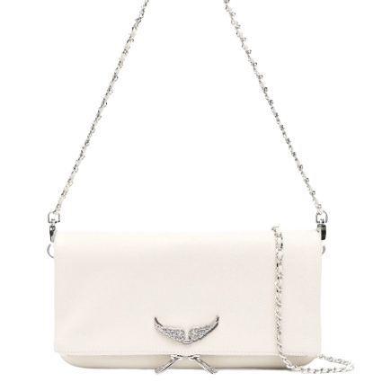 Zadig & Voltaire Rock clutch bag - White