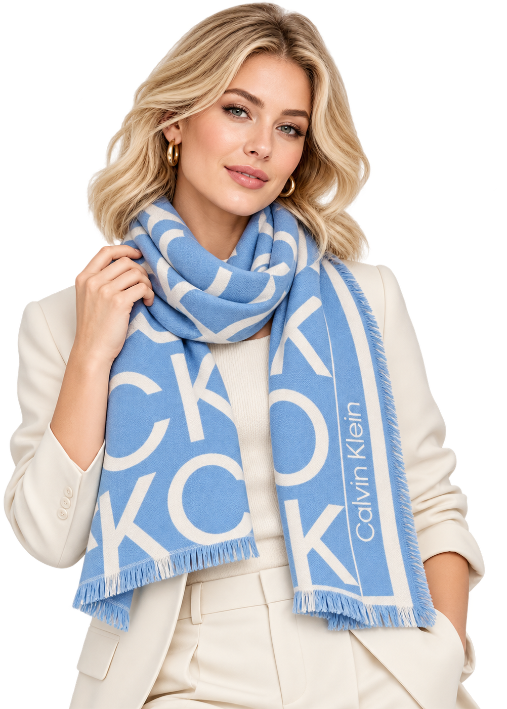 Calvin Klein Scarf - Baby Blue