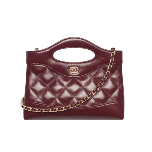 Chanel Quilted Nano 31 - Burgundy