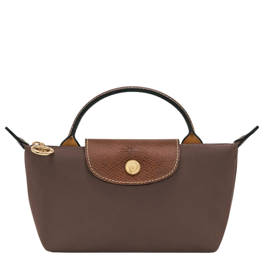 Longchamp – Le Pliage Original Pouch With Handle - Ebony
