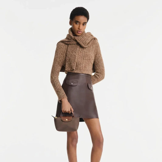 Longchamp – Le Pliage Original Pouch With Handle - Ebony