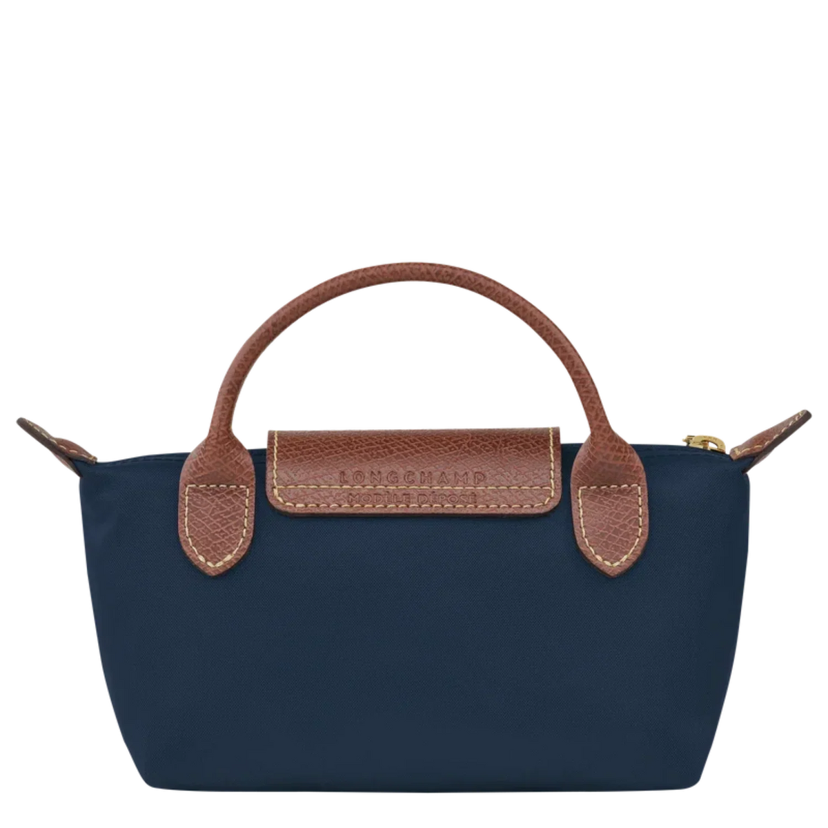 Longchamp – Le Pliage Original Pouch With Handle - Navy Blue