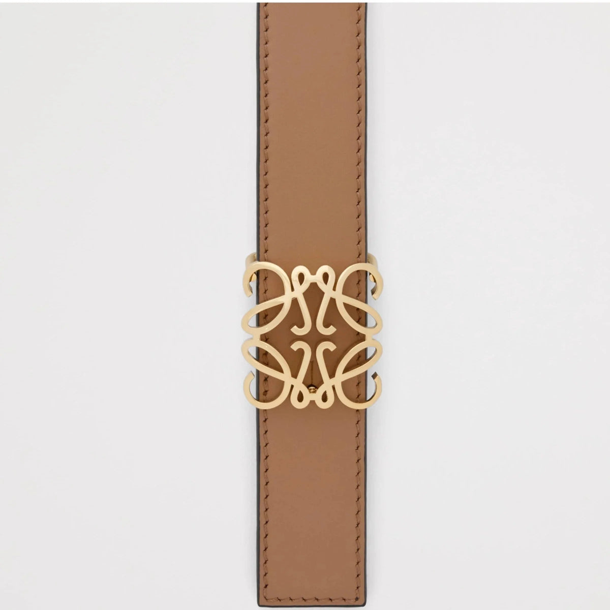 Loewe Reversible Anagram Belt - Taupe