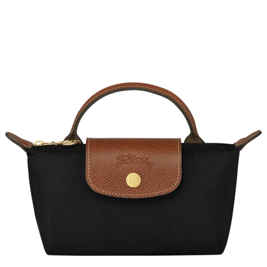 Longchamp – Le Pliage Original Pouch With Handle - Black