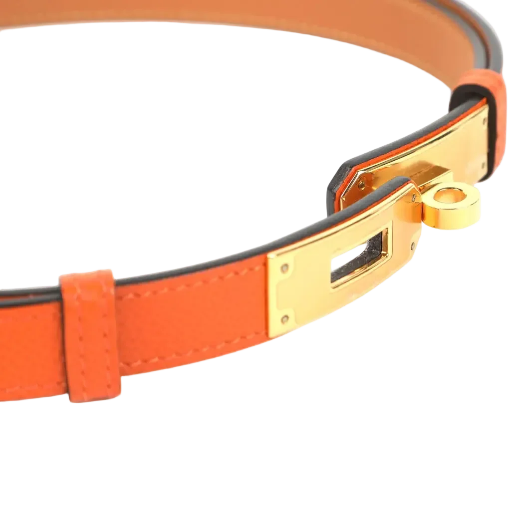 Hermès Kelly Belt - Orange