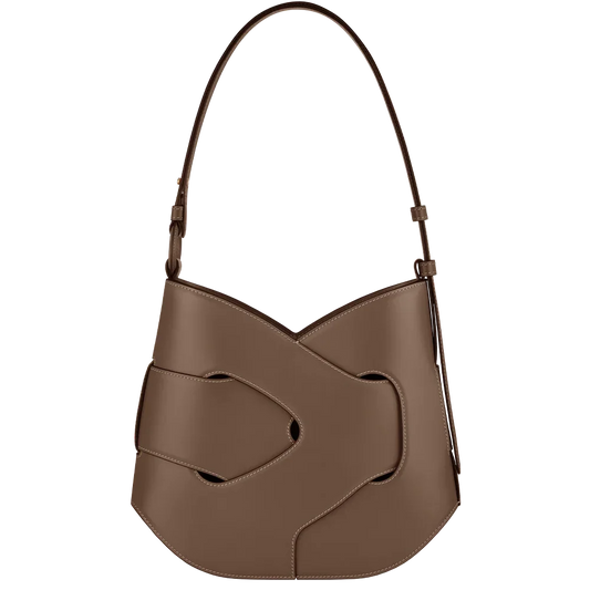 Polène Nodde Hobo bag - Taupe