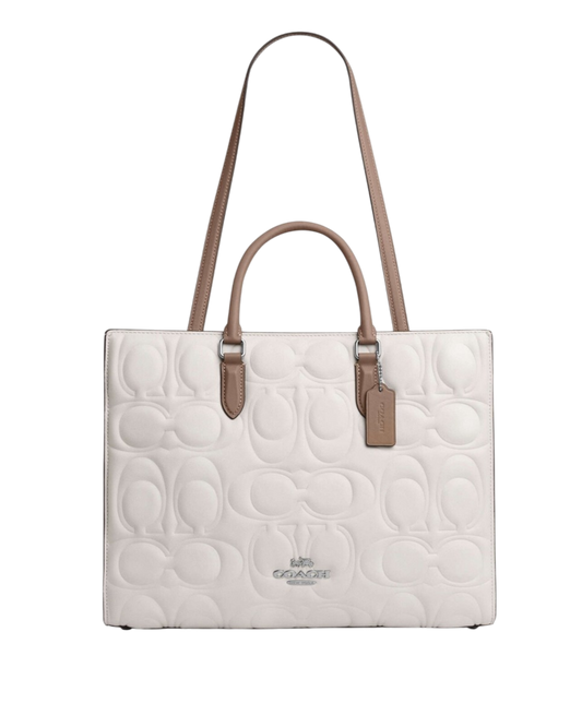 Coach Maggie Tote Bag - White