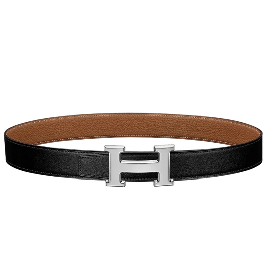 Hermès Reversible Leather H Belt